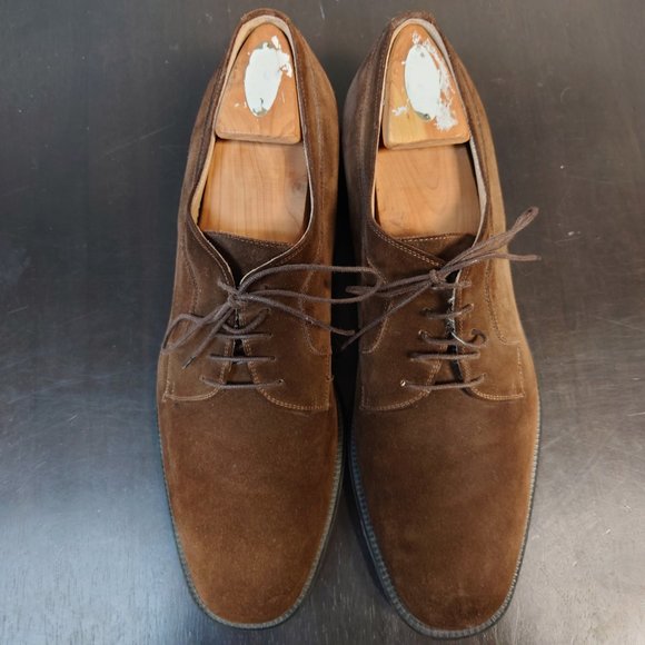 Salvatore Ferragamo Lace Up Suede Shoes main image 7